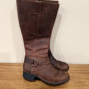 Clark boots, brown, women's size 8